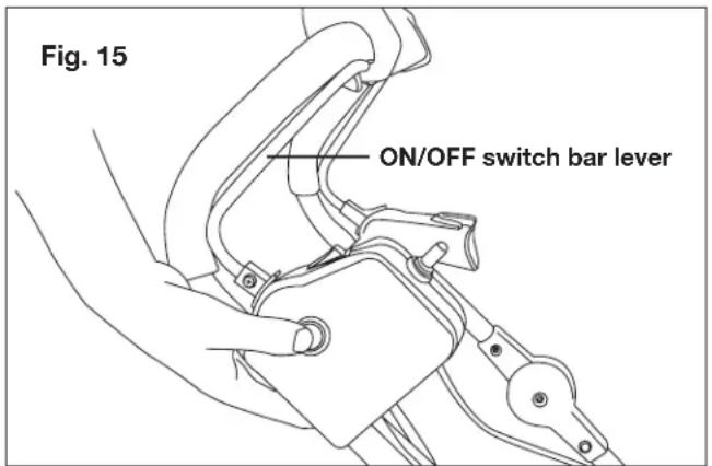 Snow Joe ION18SB-RM - Starting the Machine - 5