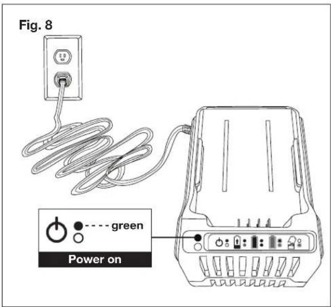 Snow Joe ION18SB-RM - Charging the Battery - 2