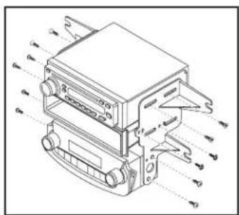 Metra 99-8263HG - Provisión de radio ISO DIN con cavidad - 1