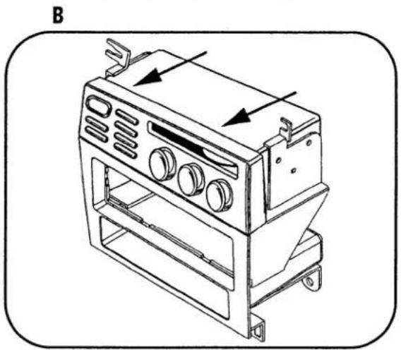 Metra 99-8154 - LEXUS GS SERIES 1993-1997 DIN MOUNT RADIO PROVISION WITH POCKET ISO MOUNT RADIO PROVISION WITH POCKET - 2