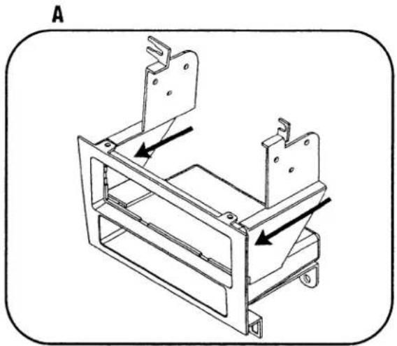 Metra 99-8154 - LEXUS GS SERIES 1993-1997 DIN MOUNT RADIO PROVISION WITH POCKET ISO MOUNT RADIO PROVISION WITH POCKET - 1