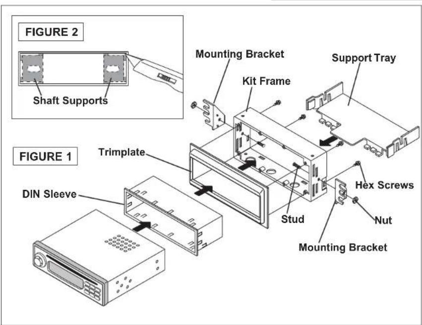 Metra 92-3300P - DIN Receiver Assembly - 2