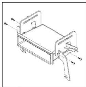 Metra 99-8248B - ISO DIN radio provision with pocket - 1