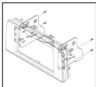 Metra 99-7817HG - ISO DIN radio provision with pocket - 1
