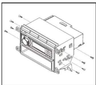 Metra 99-9230G - ISO DIN radio provision with pocket - 1