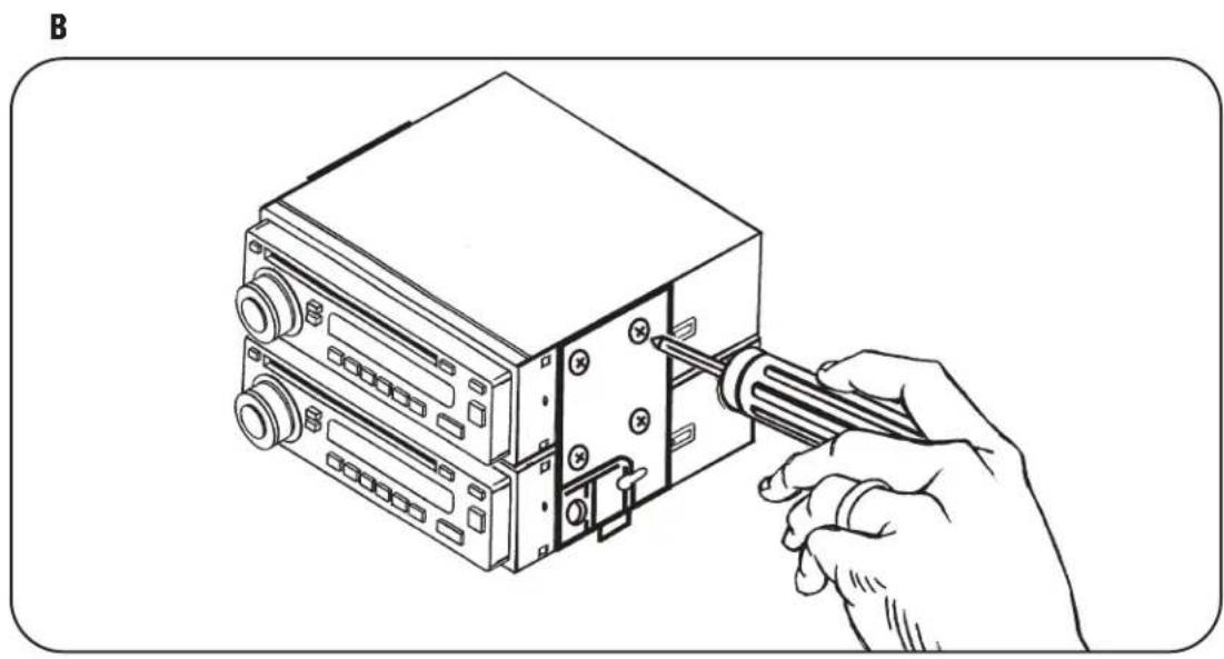Metra 95-7418 - STACKED ISO DIN HEAD UNIT PROVISION - 2