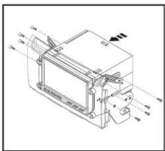 Technical diagram of an electronic device with labeled components and directional arrows indicating motion or flow.