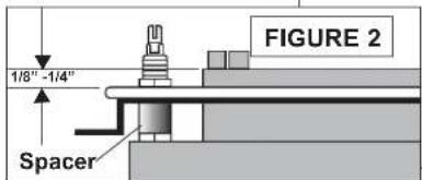 FIGURE 2 1/8"-1/4" Spacer