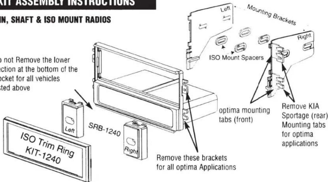 American International KIAK1240 - DIN, SHAFT & ISO MOUNT RADIOS - 1