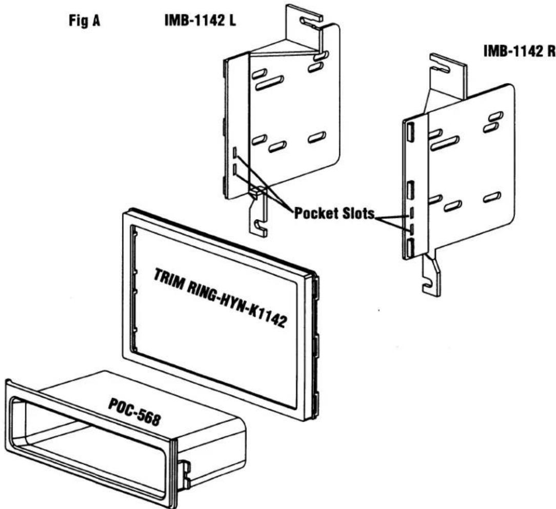 American International HYNK1142 - Double ISO Mount Applications / Double DIN Mount Applications - 1