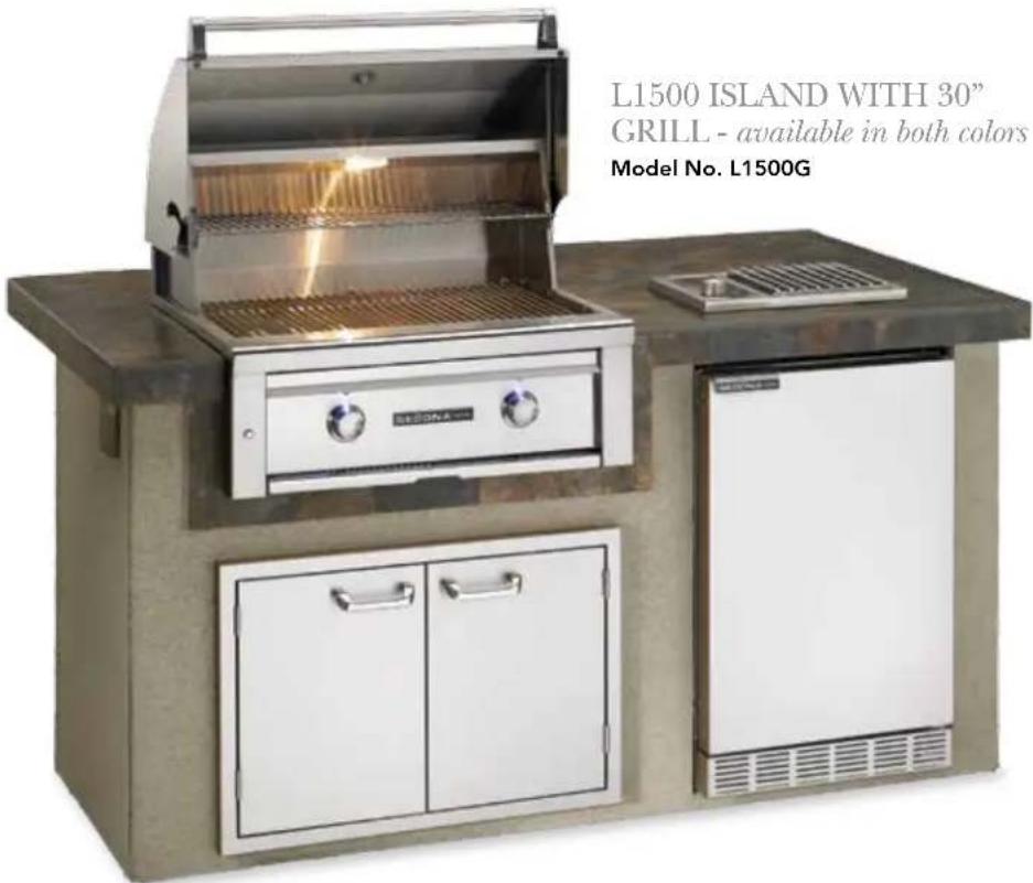 Sedona VC36ADA - SEDONA L1500/L1600 ISLAND PACKAGES FEATURING 30" &amp; 36" GRILLS - 3