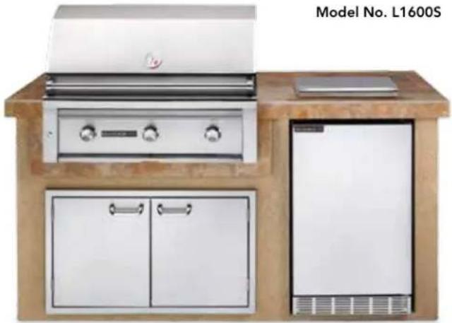 Sedona VC36ADA - L1600 ISLAND WITH 36" GRILL - 1