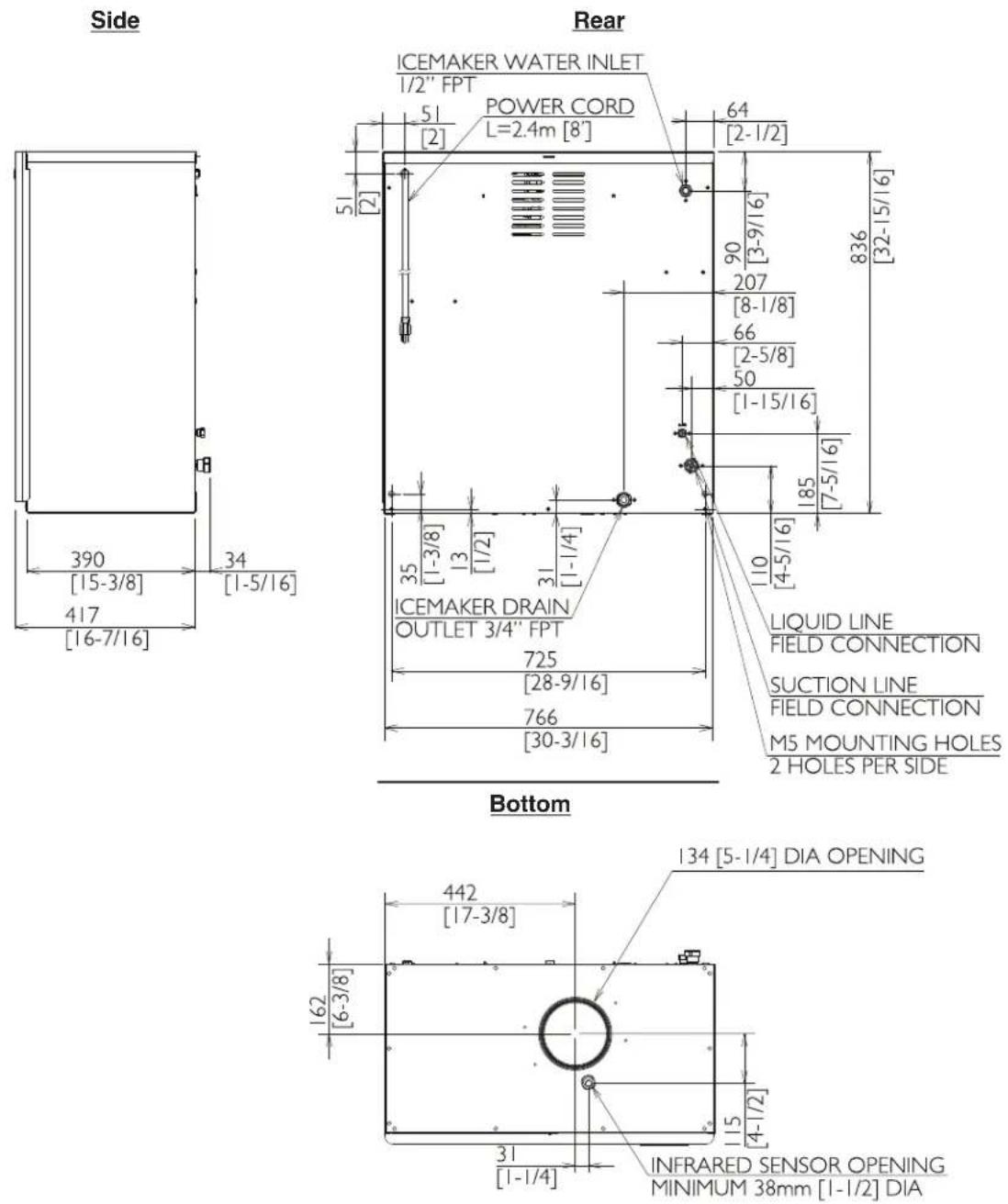 Hoshizaki FS-1022MLH-C - FS-1500MLH-C - 1