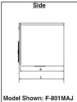Hoshizaki FD-650MRH-C - Air-Cooled Models (MAJ(-C)) - 1