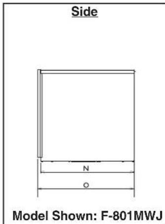 Hoshizaki FD-650MRH-C - Water-Cooled Models (MWJ(-C)) - 1