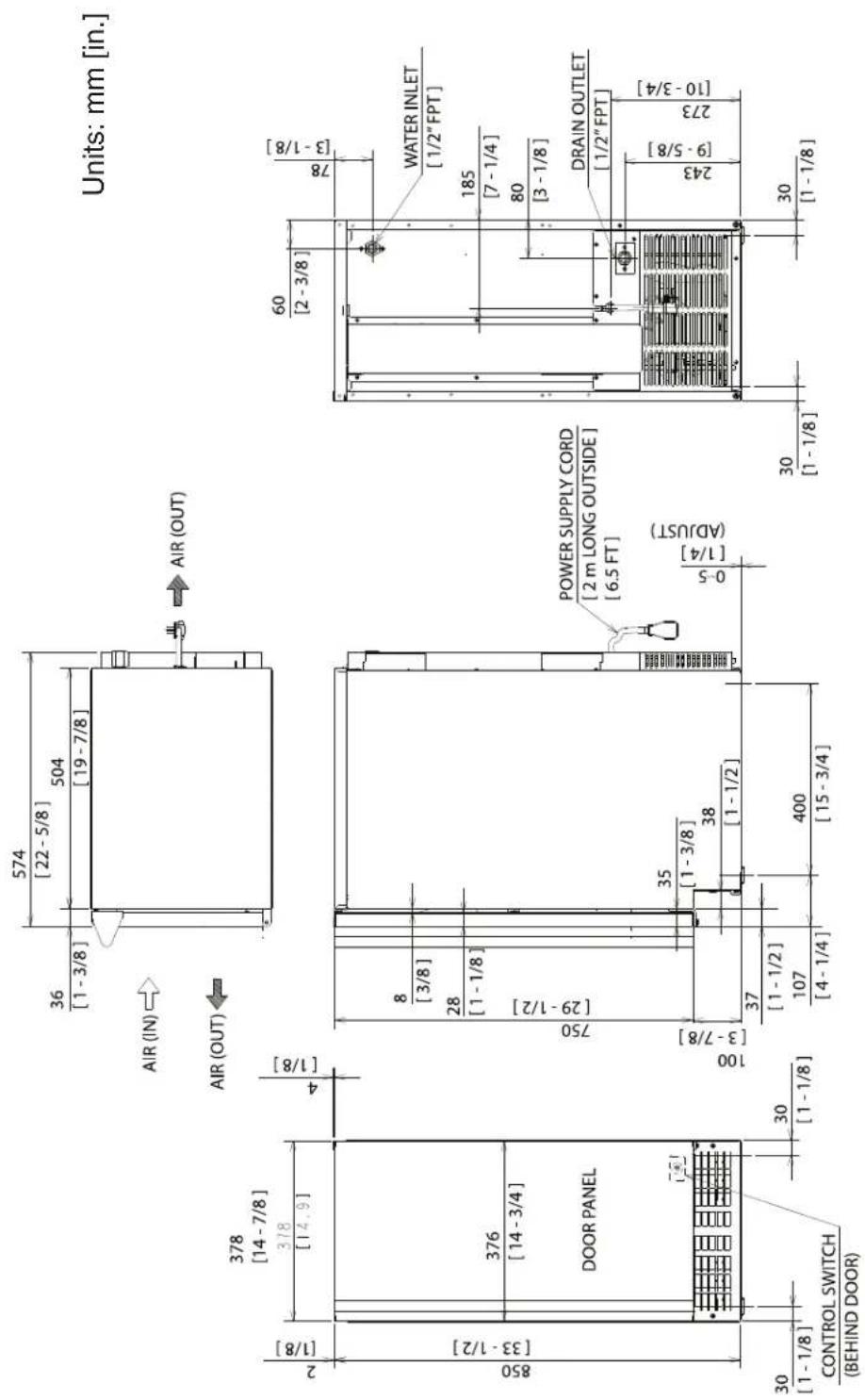 Hoshizaki AM-50BAE-ADDS - AM-50BAJ - 1