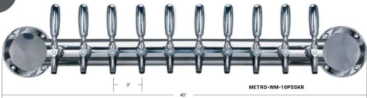 Micro Matic JE742GCN - PEDESTALS - 4" DIAMETER COLUMN - 4