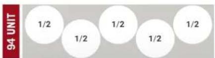 94 UNIT 1/2 1/2 1/2 1/2 1/2
