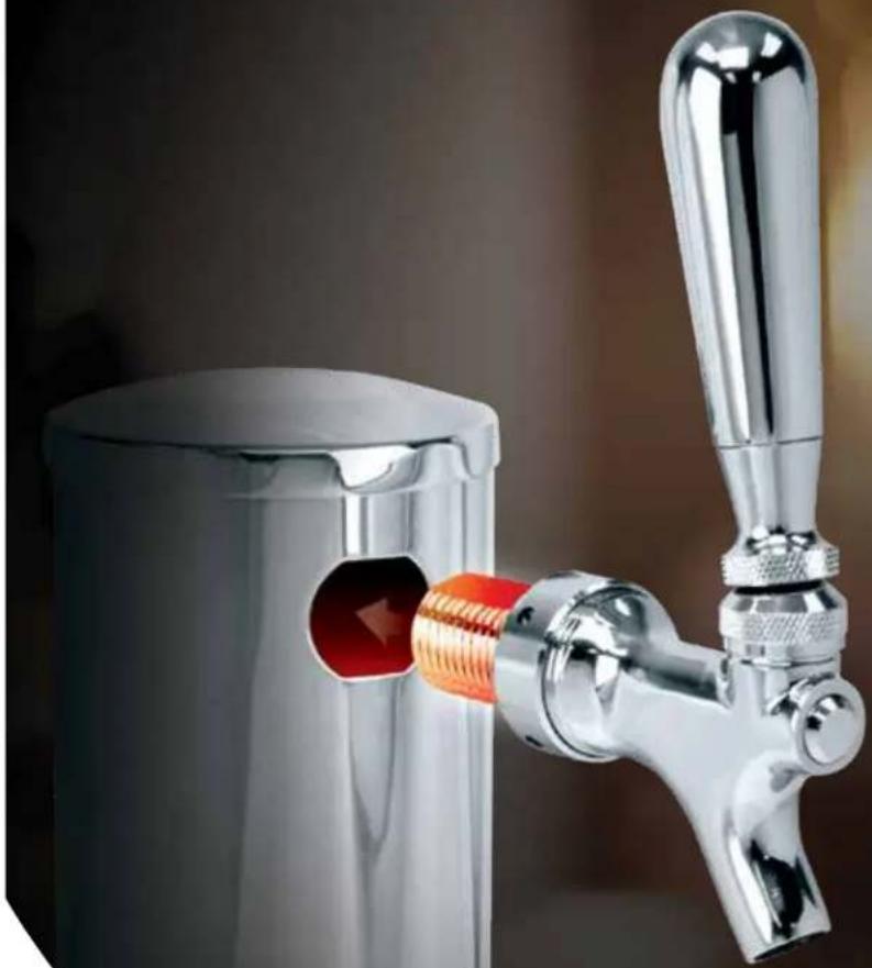 Micro Matic JE742GCN - KEEPING BEER FAUCETS UPRIGHT - 1