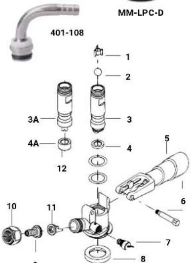 401-108 MM-LPC-D 1 2 3 4 5 6 7 8 9 10 11 12 3A 4A