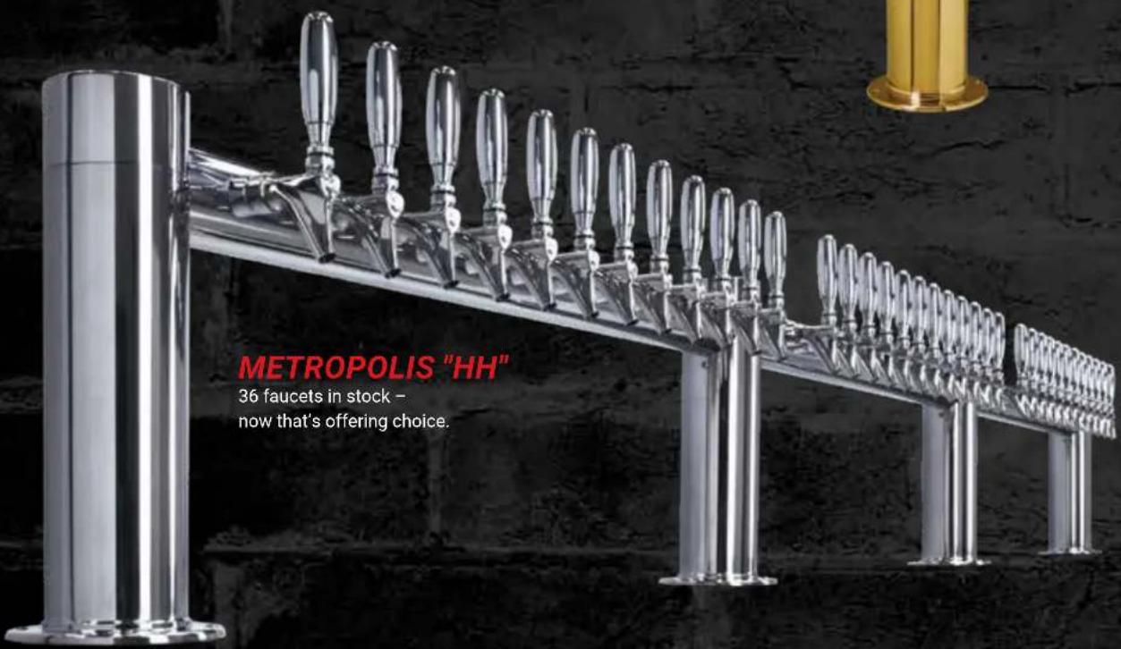 METROPOLIS "HH" 36 faucets in stock - now that's offering choice.