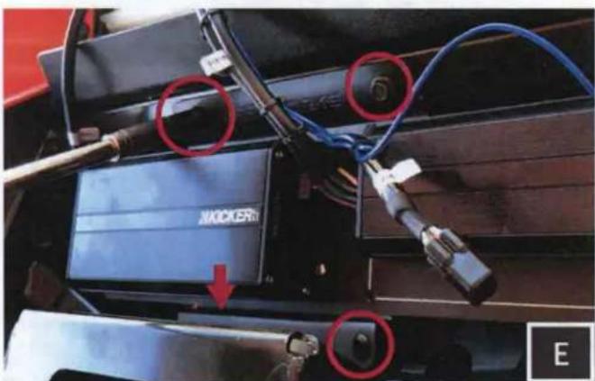 SSV Works RZ4-2KRC - AMP TRAY INSTALLATION - 5