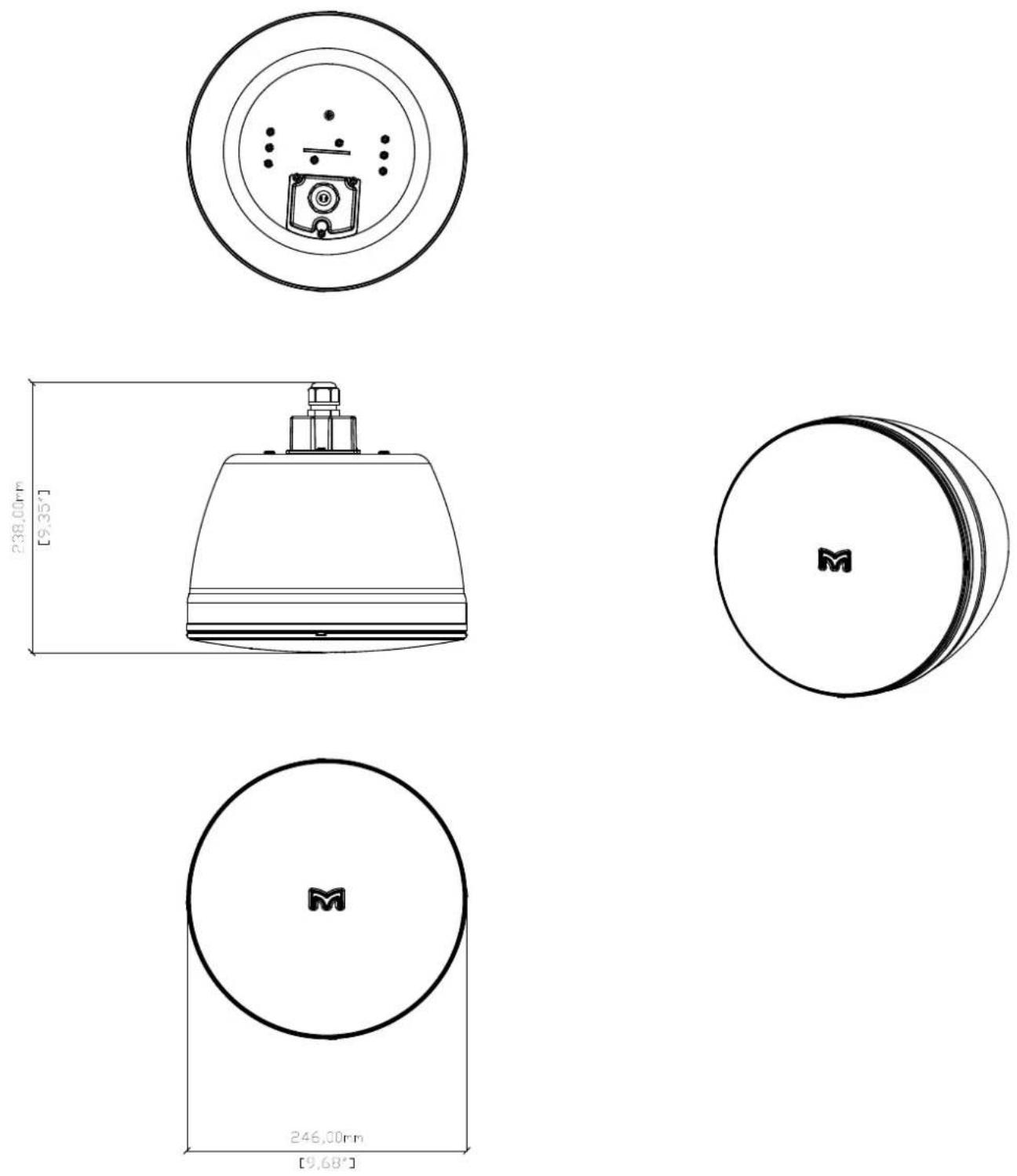 Martin Audio Adorn A40T - Technical Drawings - 14