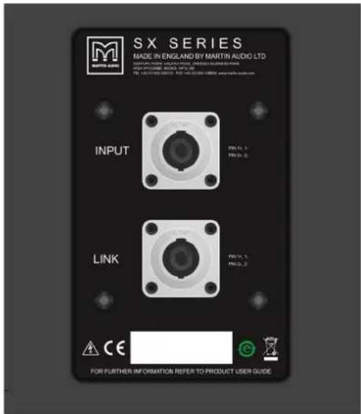 Martin Audio SXF115 - Connections - 1