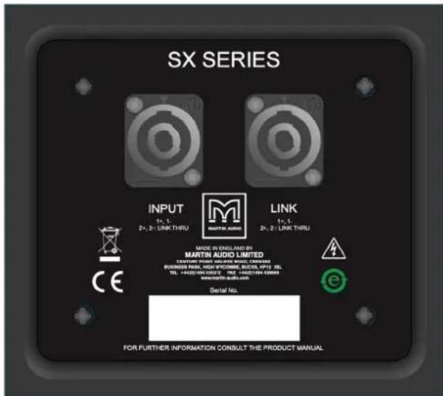Martin Audio SXF115 - Connections - 1