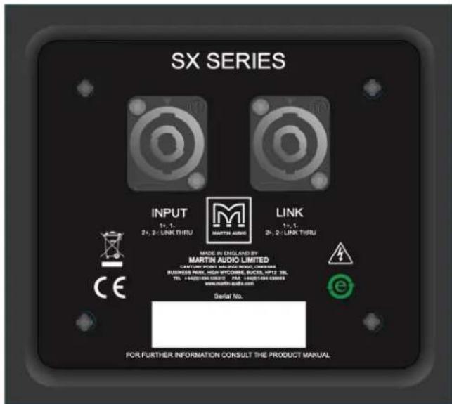 Martin Audio SXF115 - Connections - 1