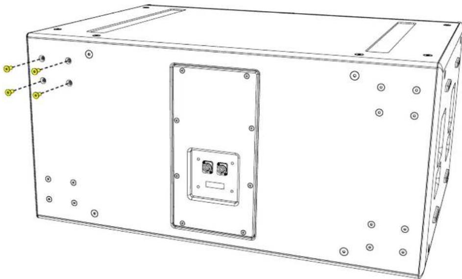 Martin Audio SXF115 - Castors - 1