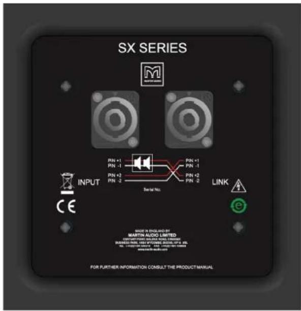 Martin Audio SXF115 - Connections - 1