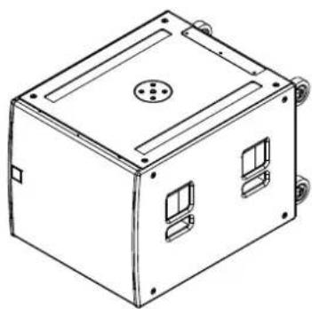 Martin Audio SXF115 - Technical Drawing - 2