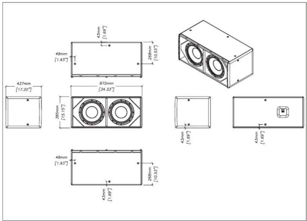 Martin Audio CDD10TX-WR - TECHNICAL DRAWINGS - 8