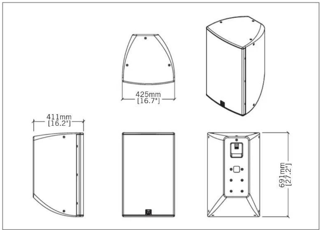 Martin Audio CDD10TX-WR - TECHNICAL DRAWINGS - 6