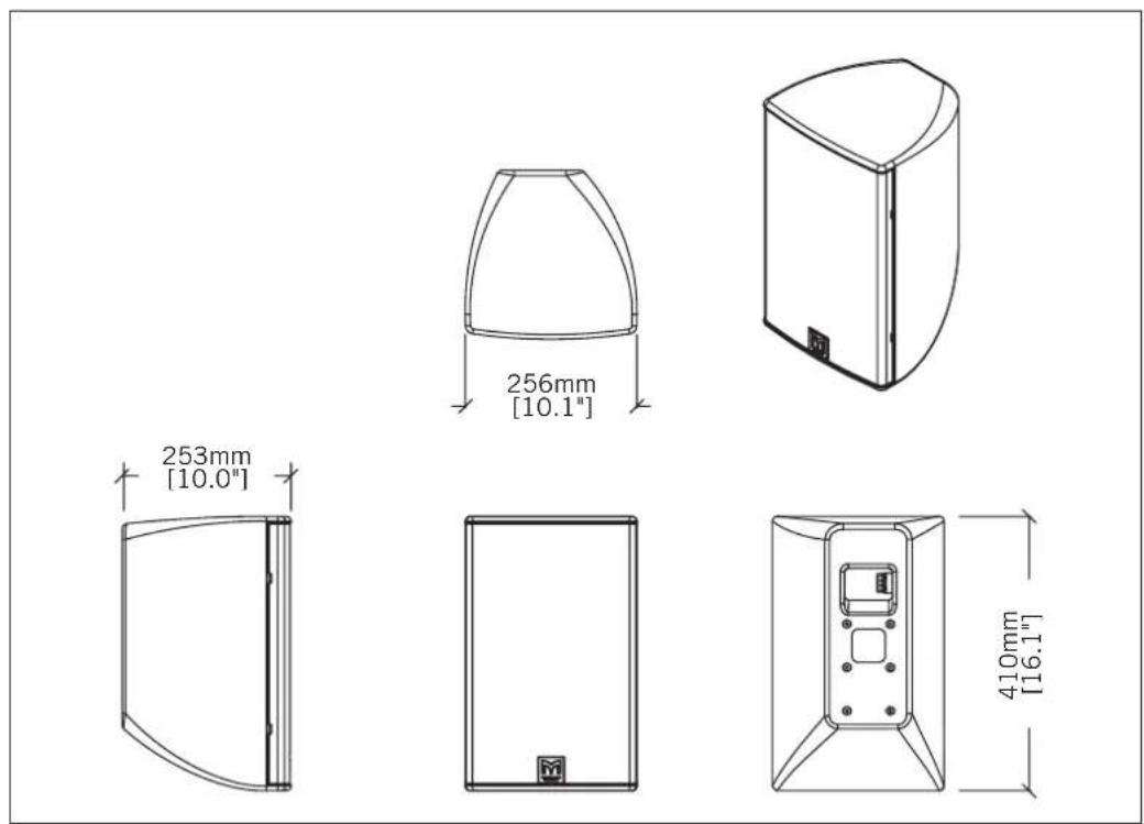 Martin Audio CDD6TX-WR - TECHNICAL DRAWINGS - 3