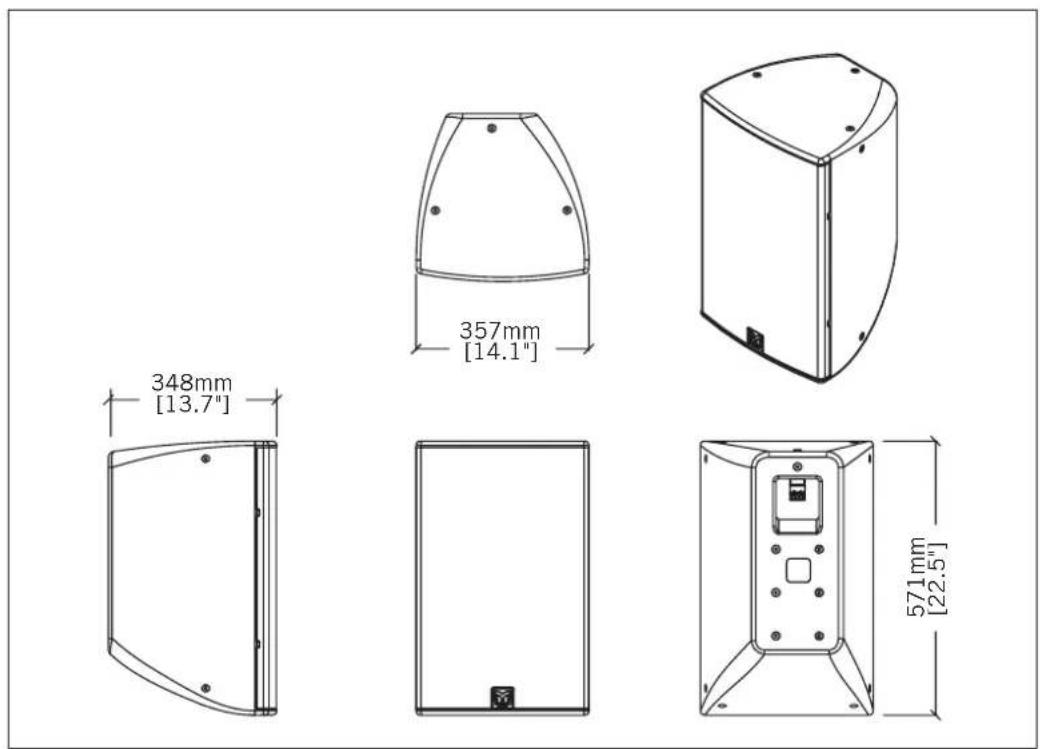 Martin Audio CDD6TX-WR - TECHNICAL DRAWINGS - 5