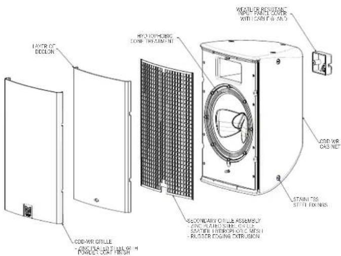 Martin Audio CDD6TX-WR - WEATHERISED VERSIONS - 1