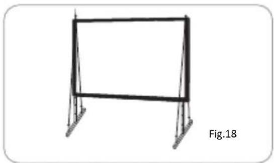 Elite Screens TX-PF50S20 - Frame Assembly and Screen Material Attachment - 16