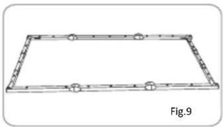 Elite Screens TX-PF50S20 - Frame Assembly and Screen Material Attachment - 7