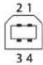 Black Box KX-TG8511SL - USB TYPE B CONNECTOR - 1