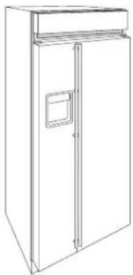 GE ZWSP48D - 3/4" thick custom panels—Without trim kits - 5