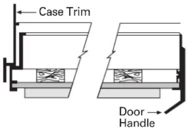 GE ZWSP48D - Panels secured to 1/4" thick backing - 3