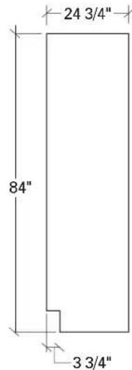 GE ZWSP48D - For All Monogram Built-In Refrigerators - 1