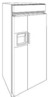 GE ZWSP48D - 3/4" thick custom panels—Without trim kits - 4