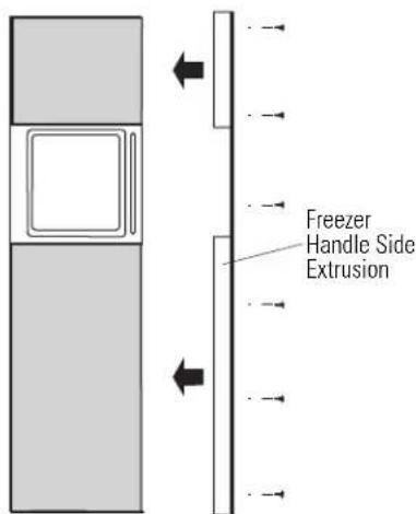 GE ZWSP48D - Step 6 Install custom handle extrusion - 1