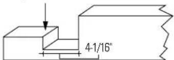 GE ZWSP48D - To raise or lower case trim to other installation heights: - 6