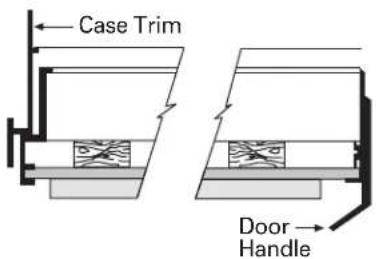 GE ZWSP48D - Standard Trim with Panels secured to 1/4" thick backing - 3