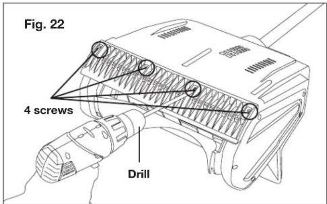 Fig. 22 4 screws Drill