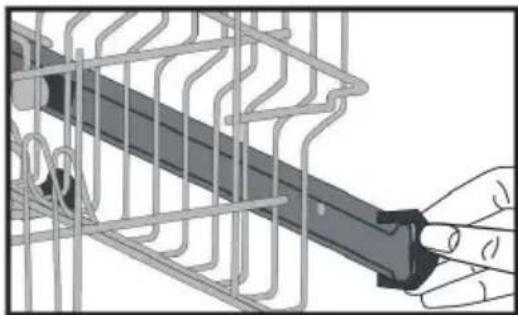 VOX LC6745E - Top basket height adjustment - 1